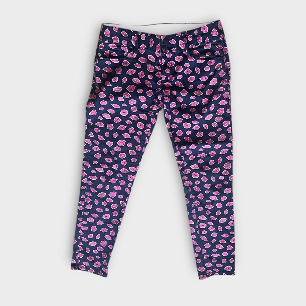 Lilly Pulitzer | Women's Jeans Worth Skinny Minny Size 2 in Bocce Lip